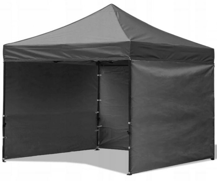 Chomik - Komercialni in vrtni šotor 3x3m - siv - NAM9031