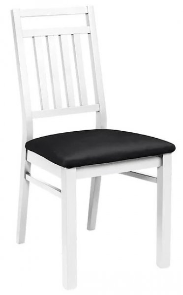 Black Red White - Jedilni stol Hesen - Bel/črn