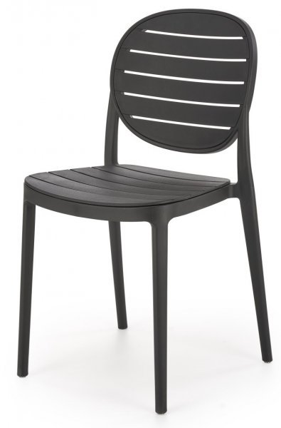 Halmar - Jedilniški stol K529 - črn