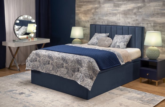 Halmar - Dvižna postelja Asento 160x200 cm - temno modra