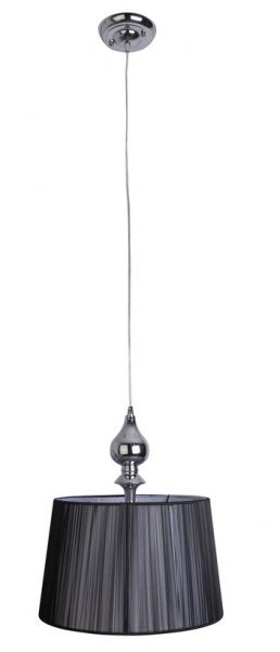 Candellux - Viseča svetilka Gillenia 1x60W E27 - črna