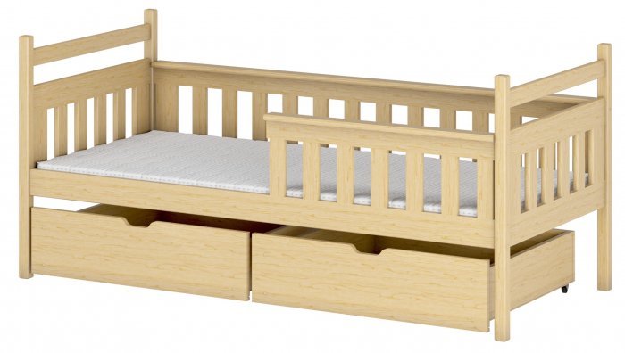 Lano - Otroška postelja Emma - 80x160 cm - Bor
